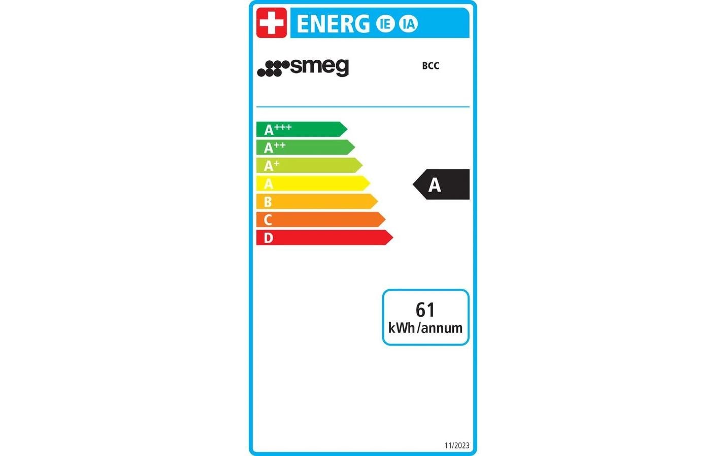 SMEG Kaffeevollautomat Collezione BCC12BLMEU Schwarz matt