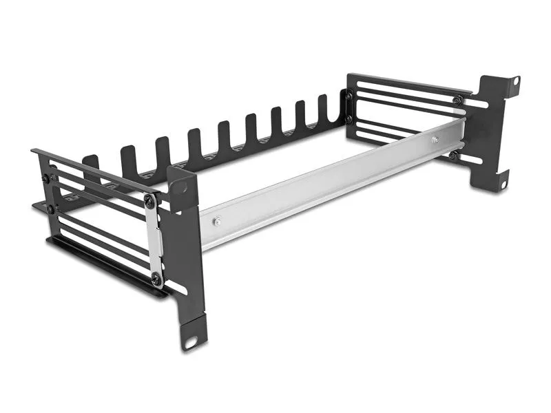 Delock Schutzschalterleiste 3 HE Metall schwarz Delock Schutzschalterleiste 3 HE Metall schwarz