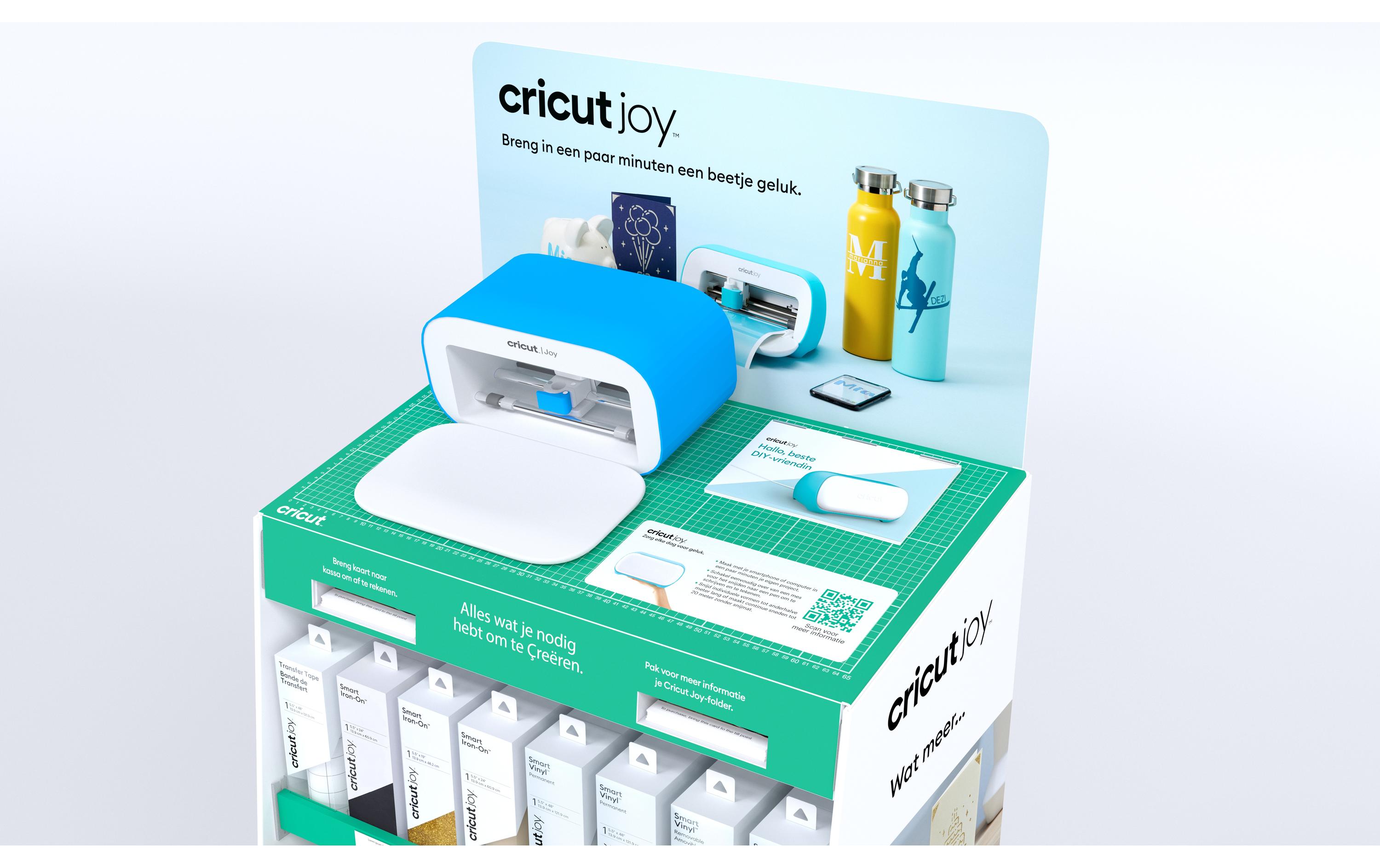 Cricut Schneideplotter Display Joy gefüllt
