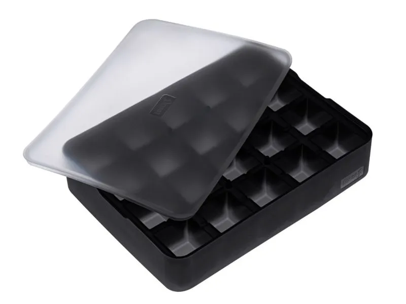 Lurch Eiswürfelform Würfel Schwarz / Transparent, 3 x 3 cm Lurch Eiswürfelform Würfel Schwarz / Transparent, 3 x 3 cm