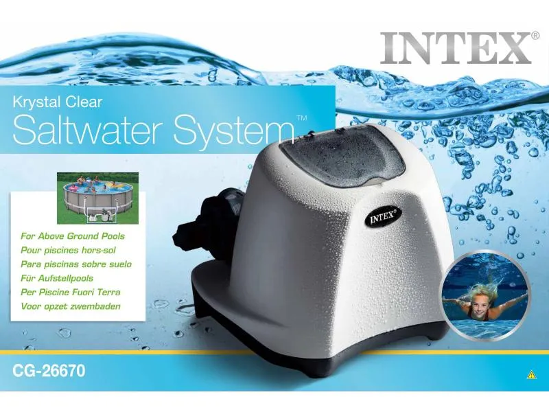 Intex Salzwassersystem Krystal Clear für Pools bis 56'800 l Intex Salzwassersystem Krystal Clear für Pools bis 56'800 l