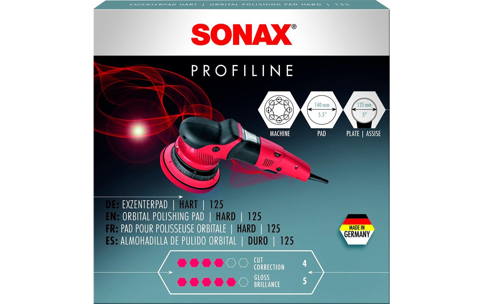 Sonax PROFILINE Exzenter-Polierpad, hart, Ø 143 mm