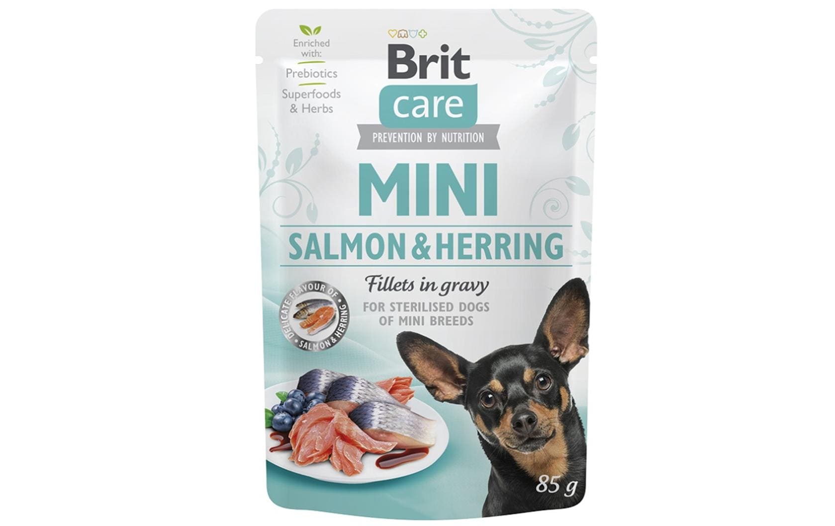 Brit Nassfutter Care Mini Sterilised Salmon and Herring 24 x 85 g