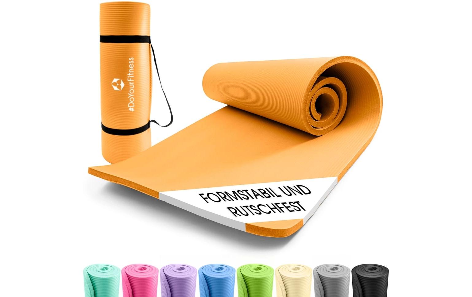 World Fitness Fitnessmatte Jivan 183 cm x 61 cm, Orange