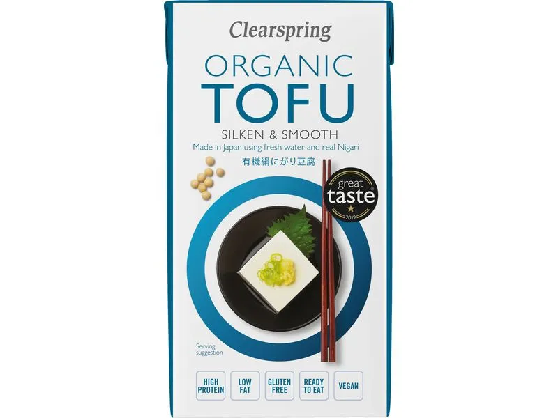Clearspring Organic Japanischer Tofu Sojabohnenquark 300 g