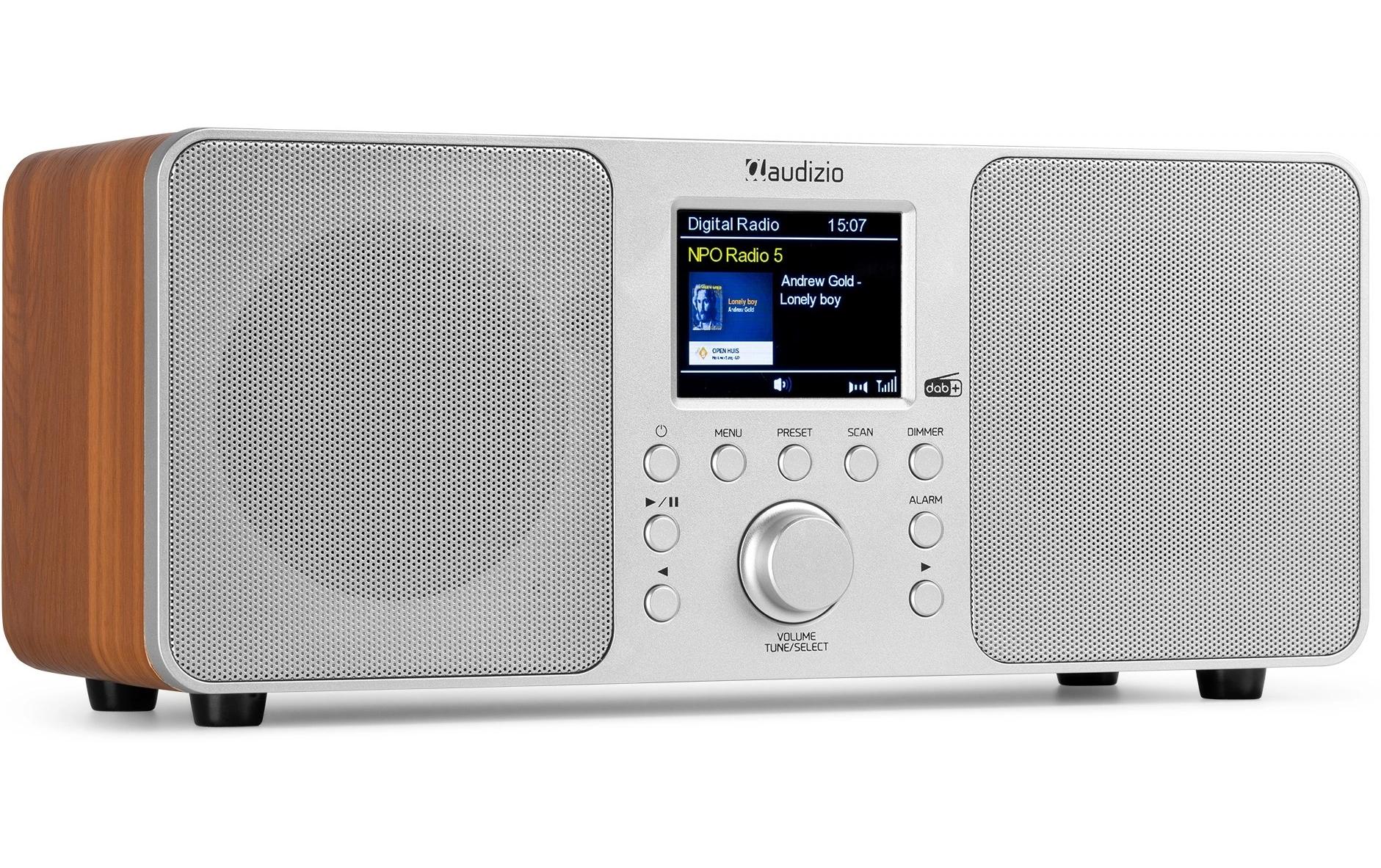 Audizio DAB+ Radio Genua Silber
