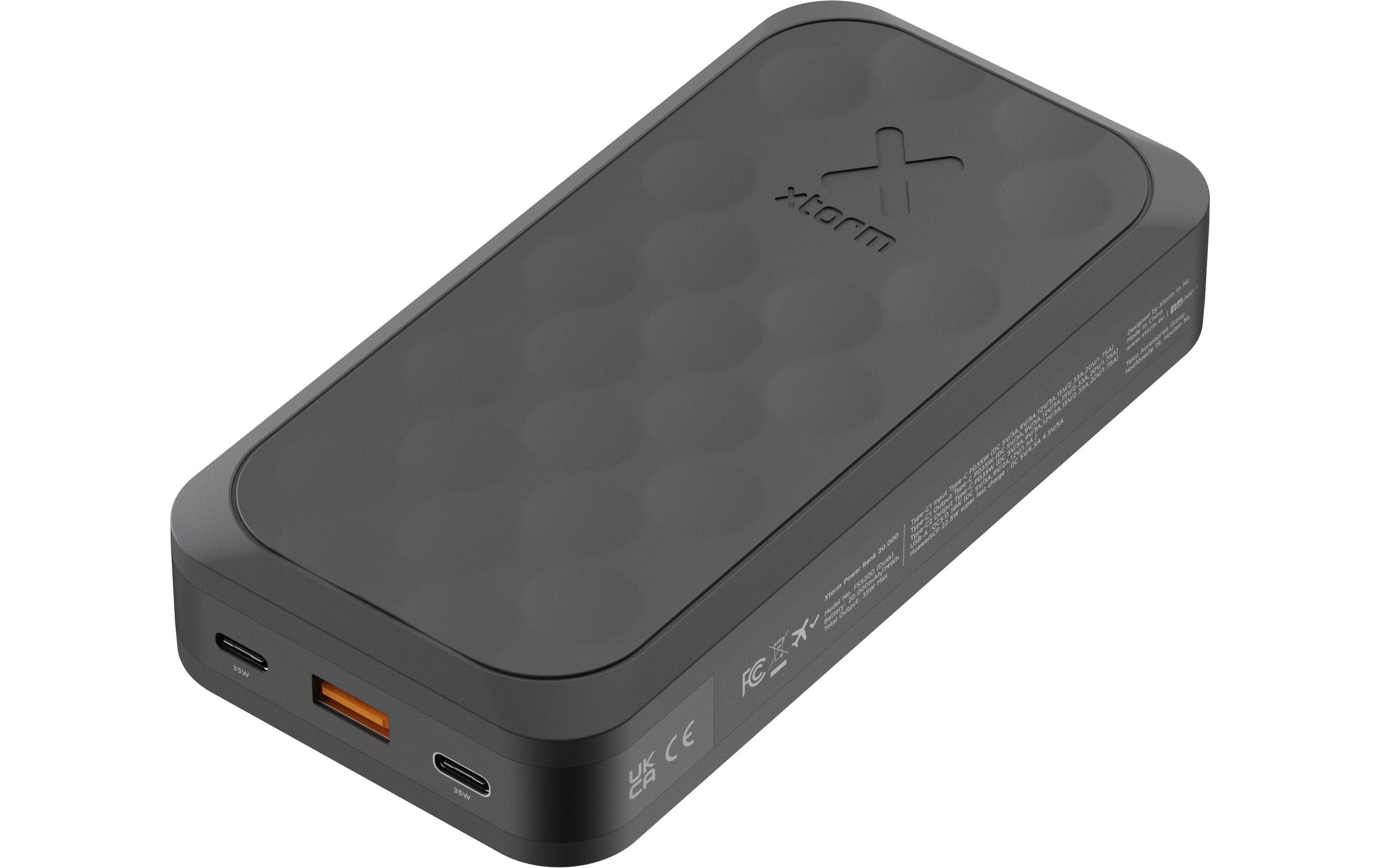 Xtorm Powerbank Fuel Series 5 FS5201 20000 mAh, Schwarz