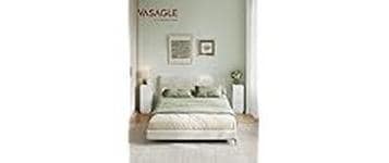 VASAGLE Nachttisch 2er Set 25 x 65 cm, Weiss