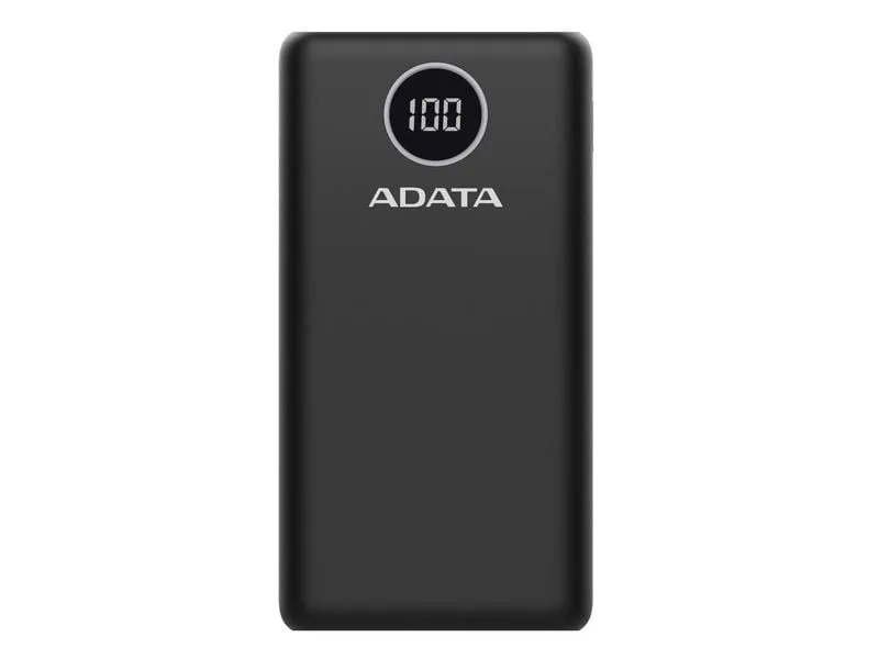 ADATA Powerbank P20000QCD (20000 mAh, USB-A, USB-C, Display) ADATA Powerbank P20000QCD (20000 mAh, USB-A, USB-C, Display)