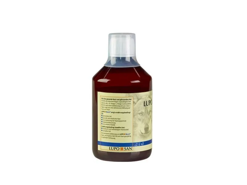 Luposan Hunde-Nahrungsergänzung Derm, 500 ml Luposan Hunde-Nahrungsergänzung Derm, 500 ml