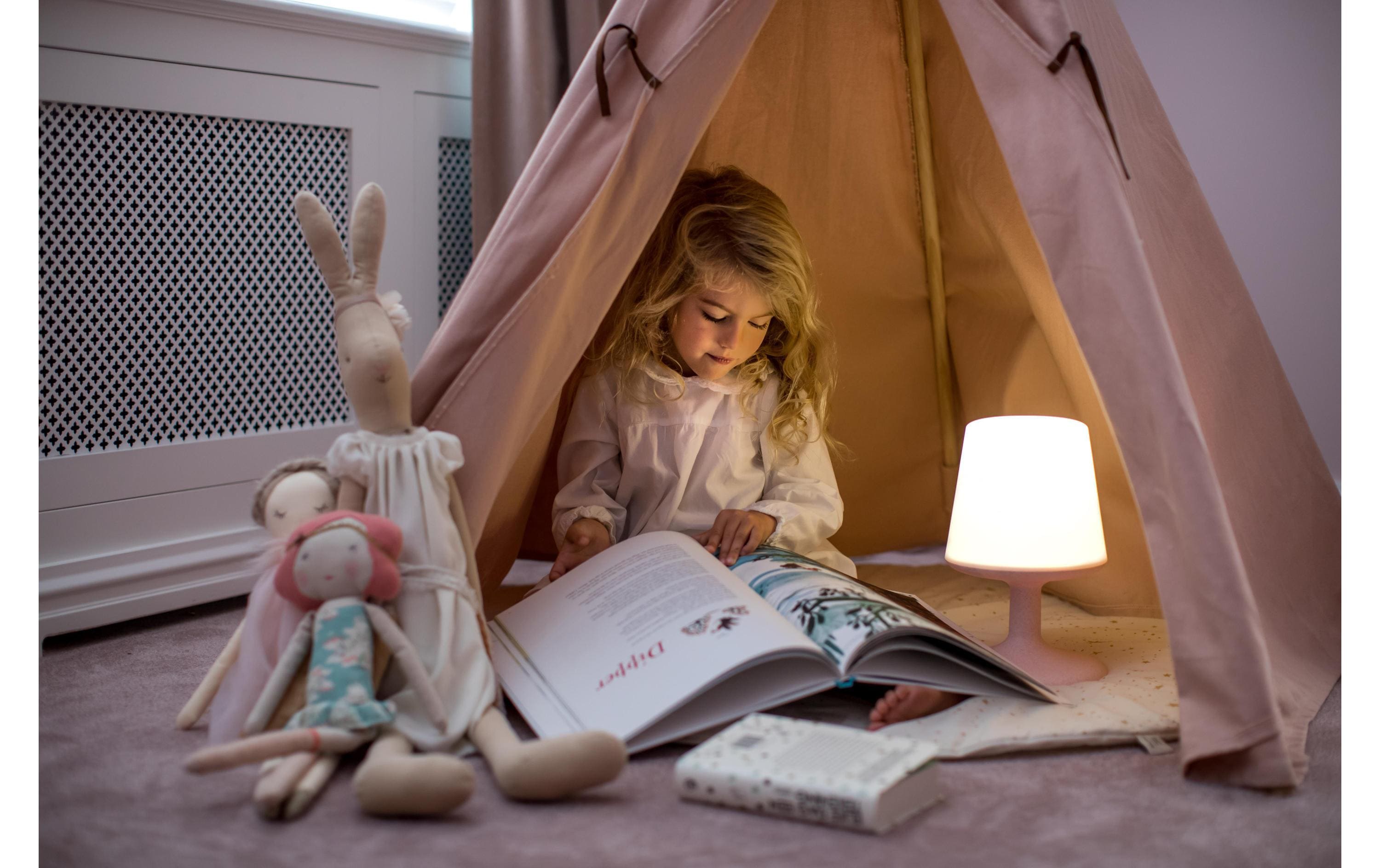 Koziol Tischleuchte Light to go Weiss