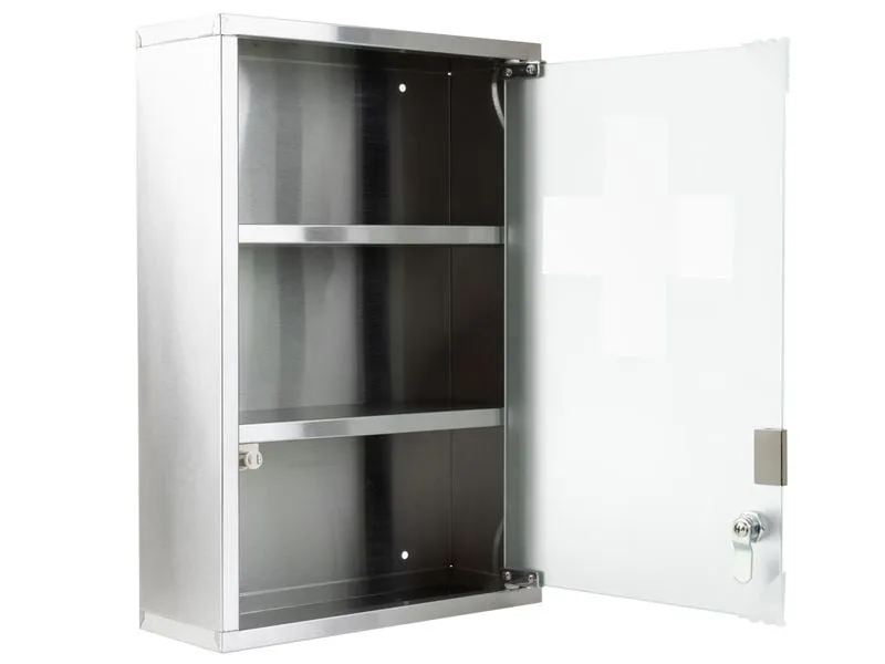 STRUCT Erste Hilfe Schrank 30 x 45 x 12 cm, Edelstahl STRUCT Erste Hilfe Schrank 30 x 45 x 12 cm, Edelstahl