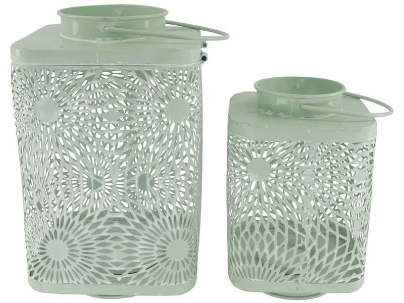 CHALET Windlicht Shine 2-er Set, Mint CHALET Windlicht Shine 2-er Set, Mint