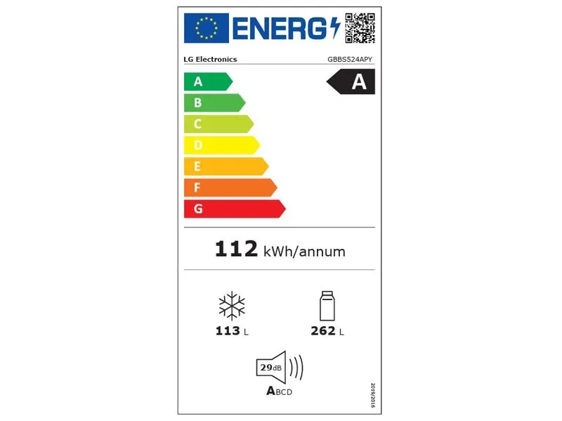 LG Einbau-Kühl-Gefrierkombination GBBS524APY Silber, Rechts LG Einbau-Kühl-Gefrierkombination GBBS524APY Silber, Rechts