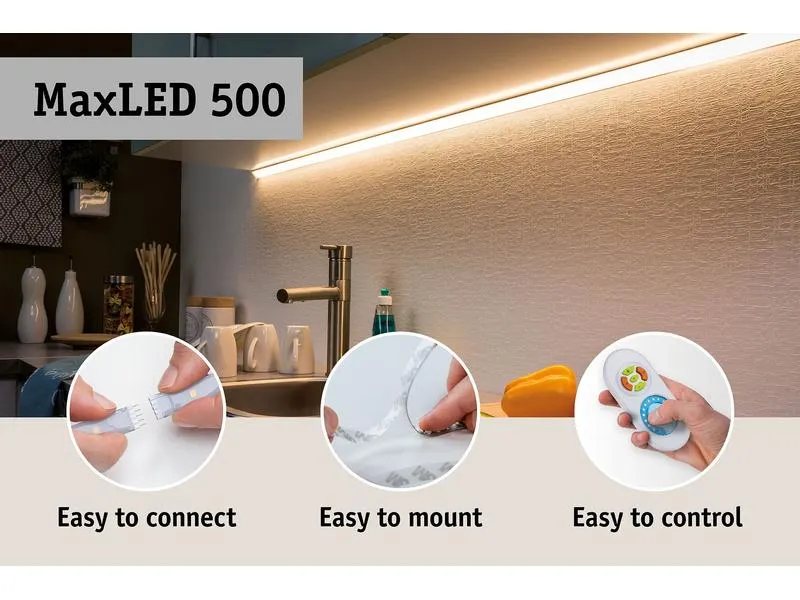 Paulmann LED-Stripe MaxLED 500 Tunable White, 2.5 m Erweiterung Paulmann LED-Stripe MaxLED 500 Tunable White, 2.5 m Erweiterung