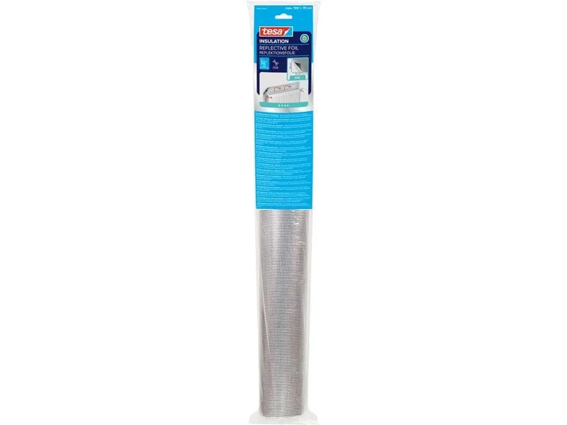 tesa Heizkörper-Reflektorfolie Schaumstoff Silber 1000 x 700 mm