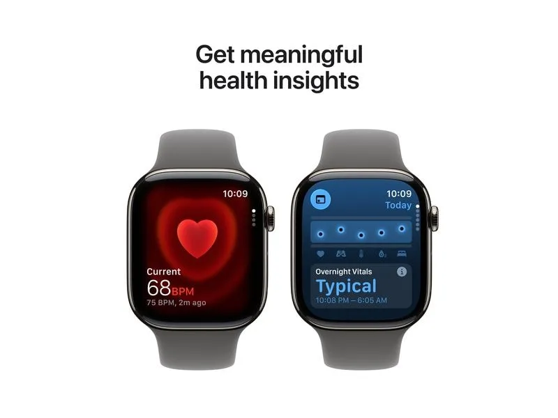 Apple Watch Series 11 46 mm LTE Nat Titanium Stone Grey Sport S/M Apple Watch Series 11 46 mm LTE Nat Titanium Stone Grey Sport S/M