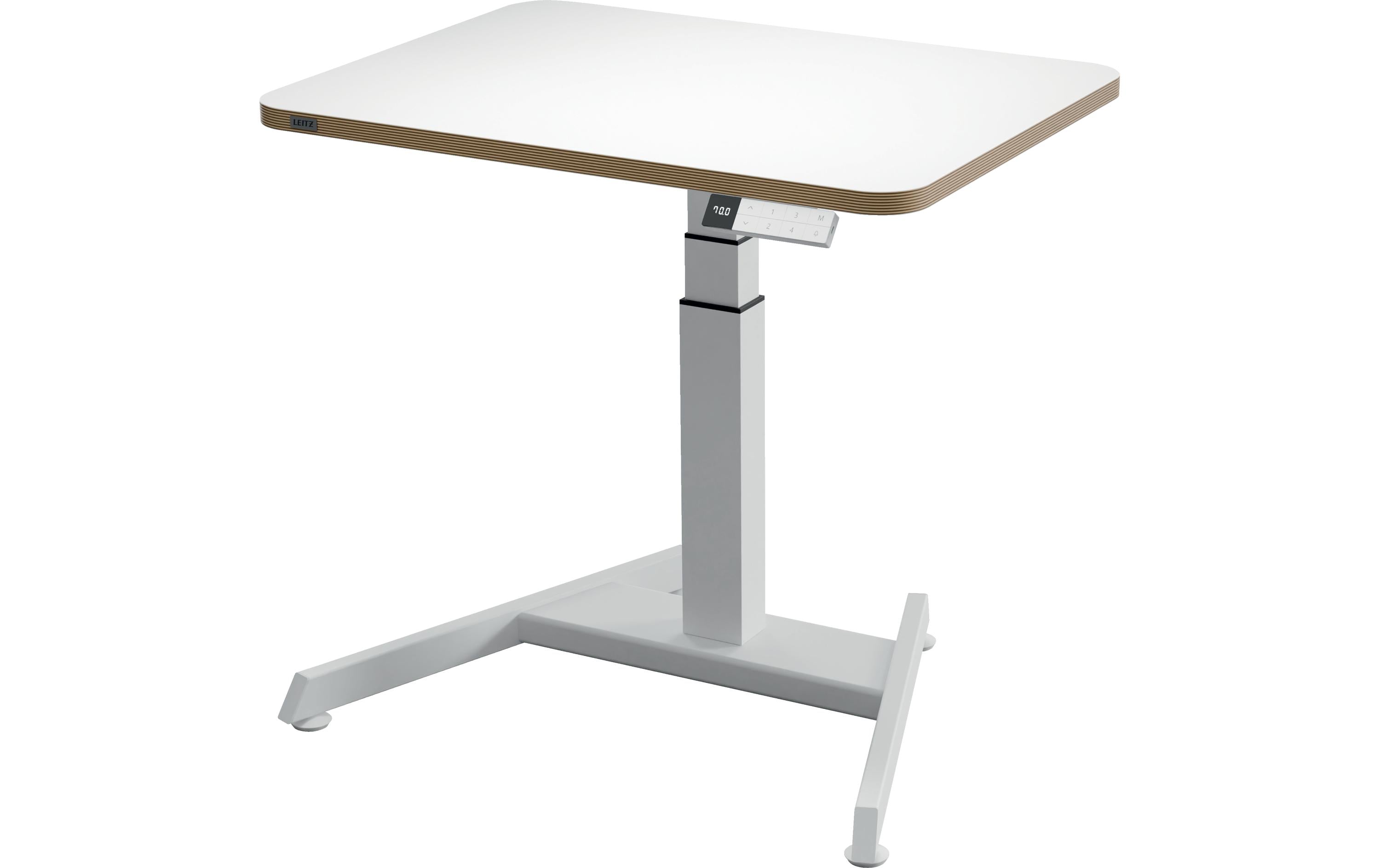 Leitz Ergo, höhenverstellbarer Sitz-Stehtisch Weiss Leitz Ergo, höhenverstellbarer Sitz-Stehtisch Weiss