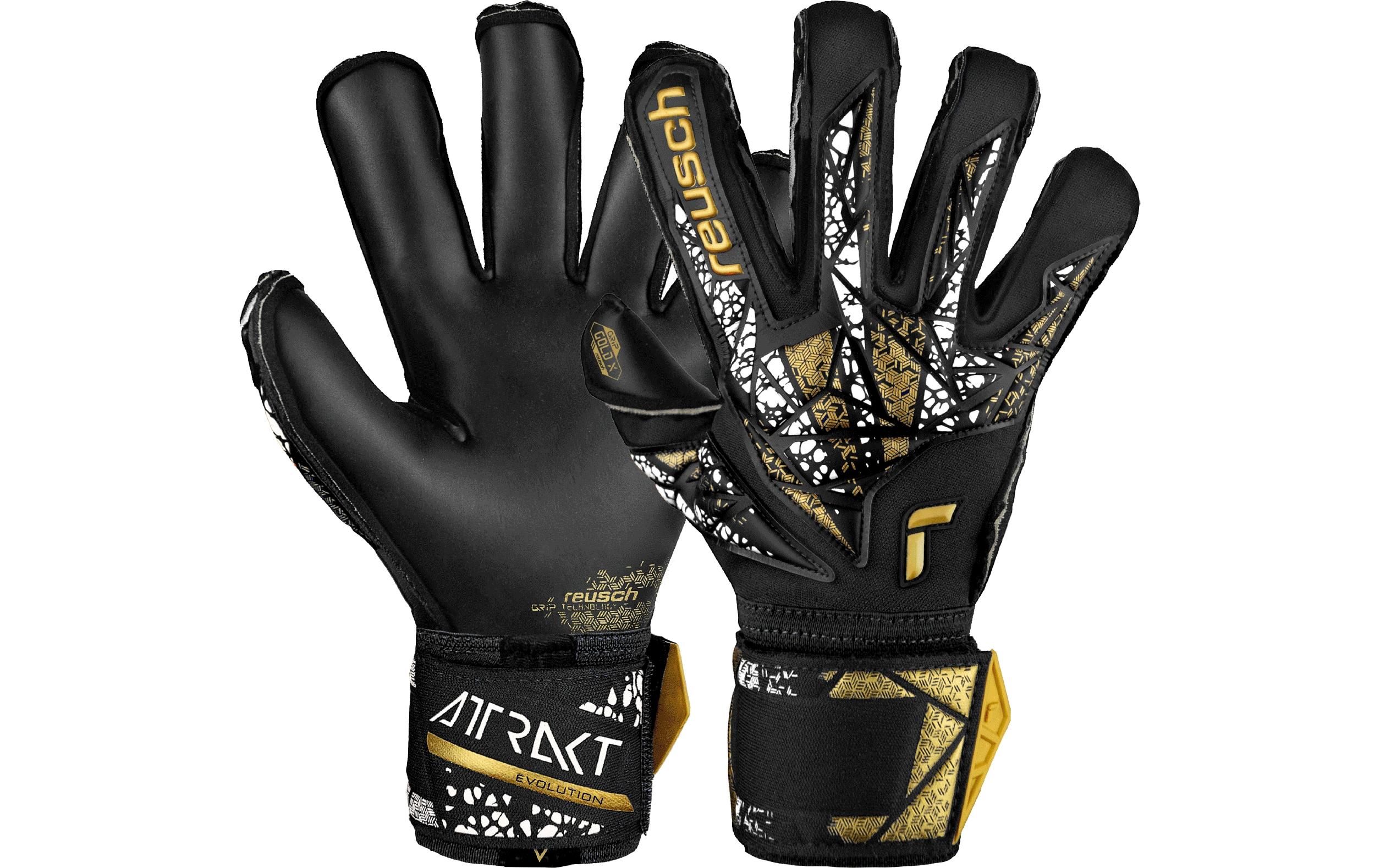 reusch Attrakt Gold X Evolution Cut Finger Support Grösse: 10