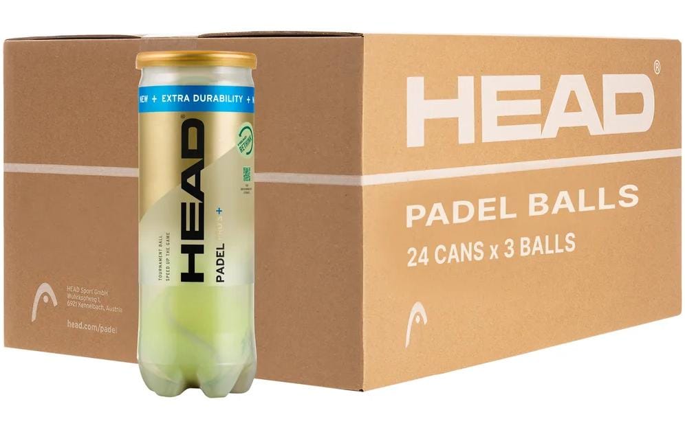 HEAD Squashball Padel Ball Pro S+ 3er-Pack