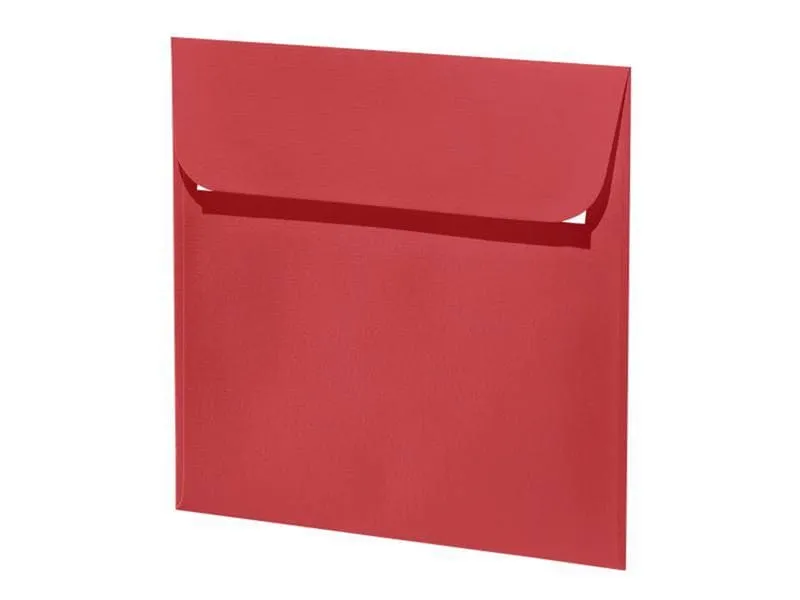 Artoz Couvert 1001, 16 x 16 cm, 5 Stück, Rot Artoz Couvert 1001, 16 x 16 cm, 5 Stück, Rot