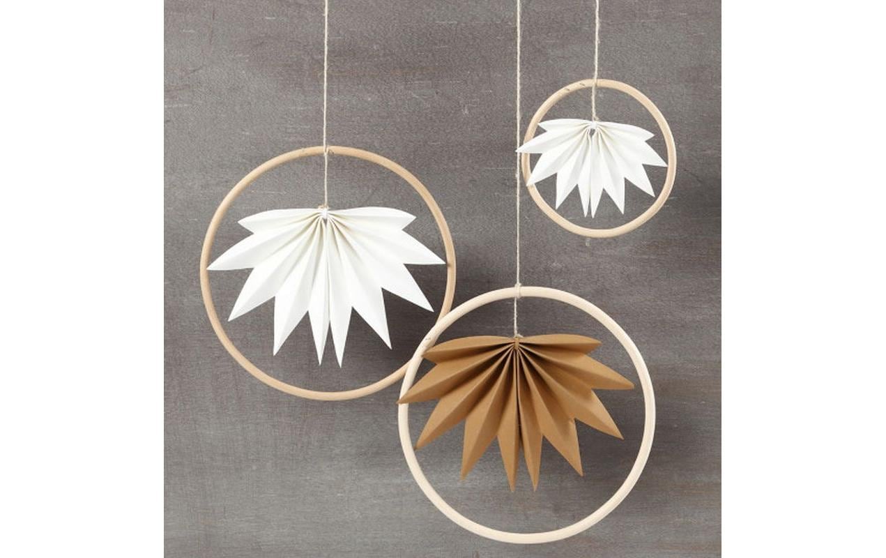 Creativ Company Holzartikel Bambusringe 3 Stück