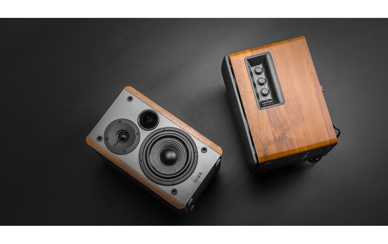 Edifier Regallautsprecher Paar R1280DB Braun