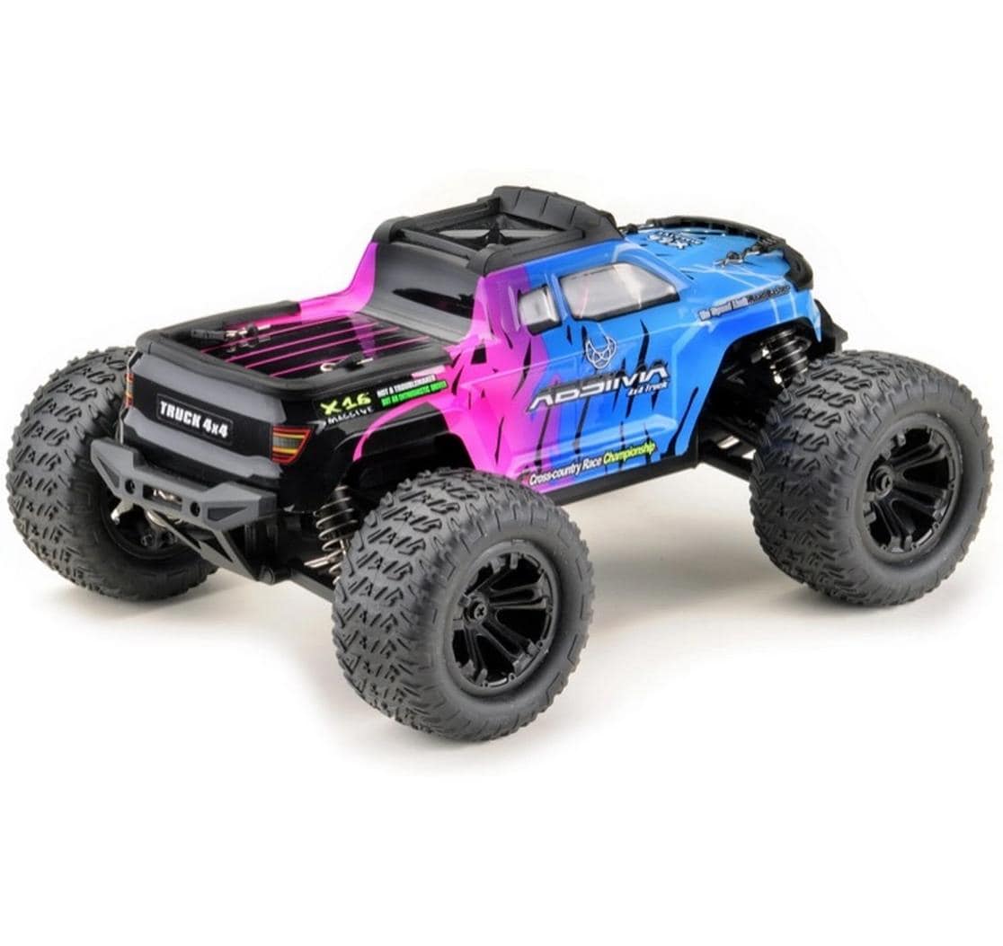 Absima Monster Truck MINI AMT pink/blau, 4WD, RTR, 1:16