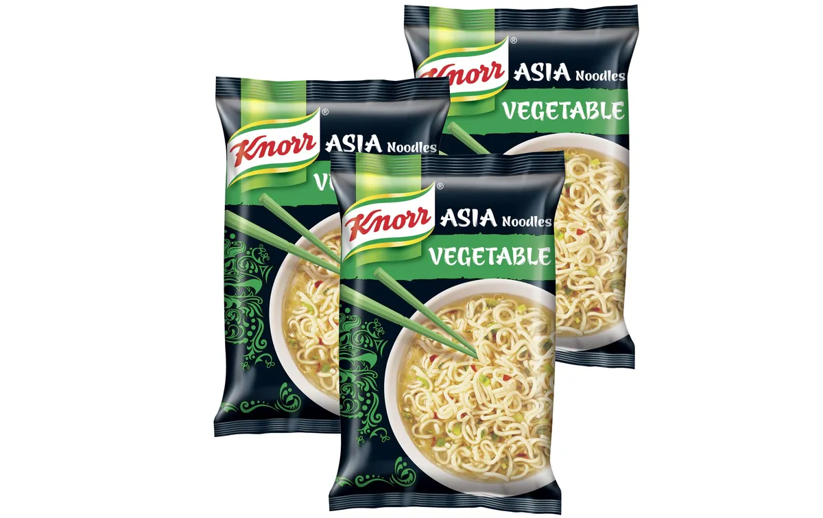 Knorr Asia Instant Noodles Gemüse 3 x 70 g Knorr Asia Instant Noodles Gemüse 3 x 70 g