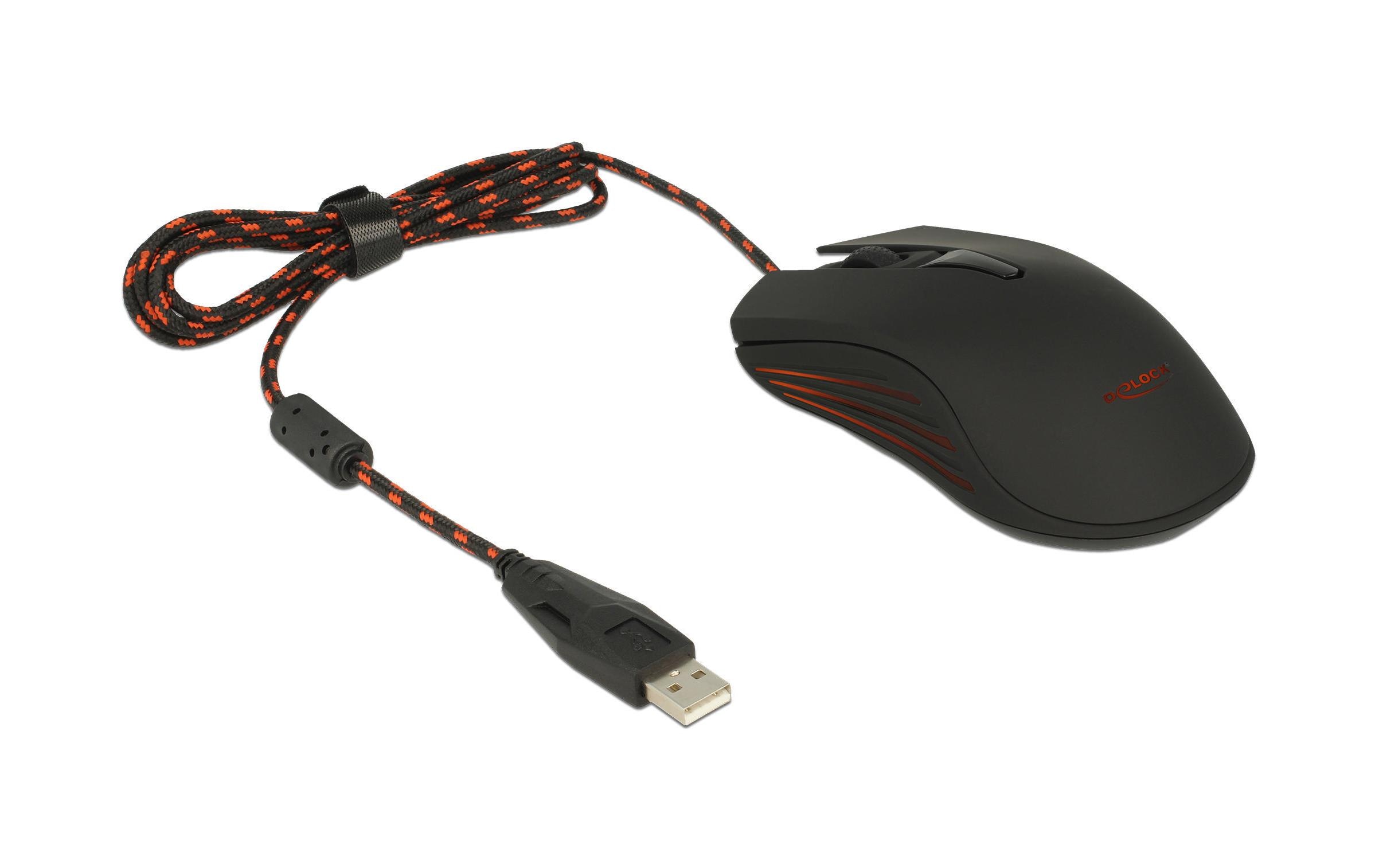 Delock Gaming-Maus 12531 USB 4800 dpi