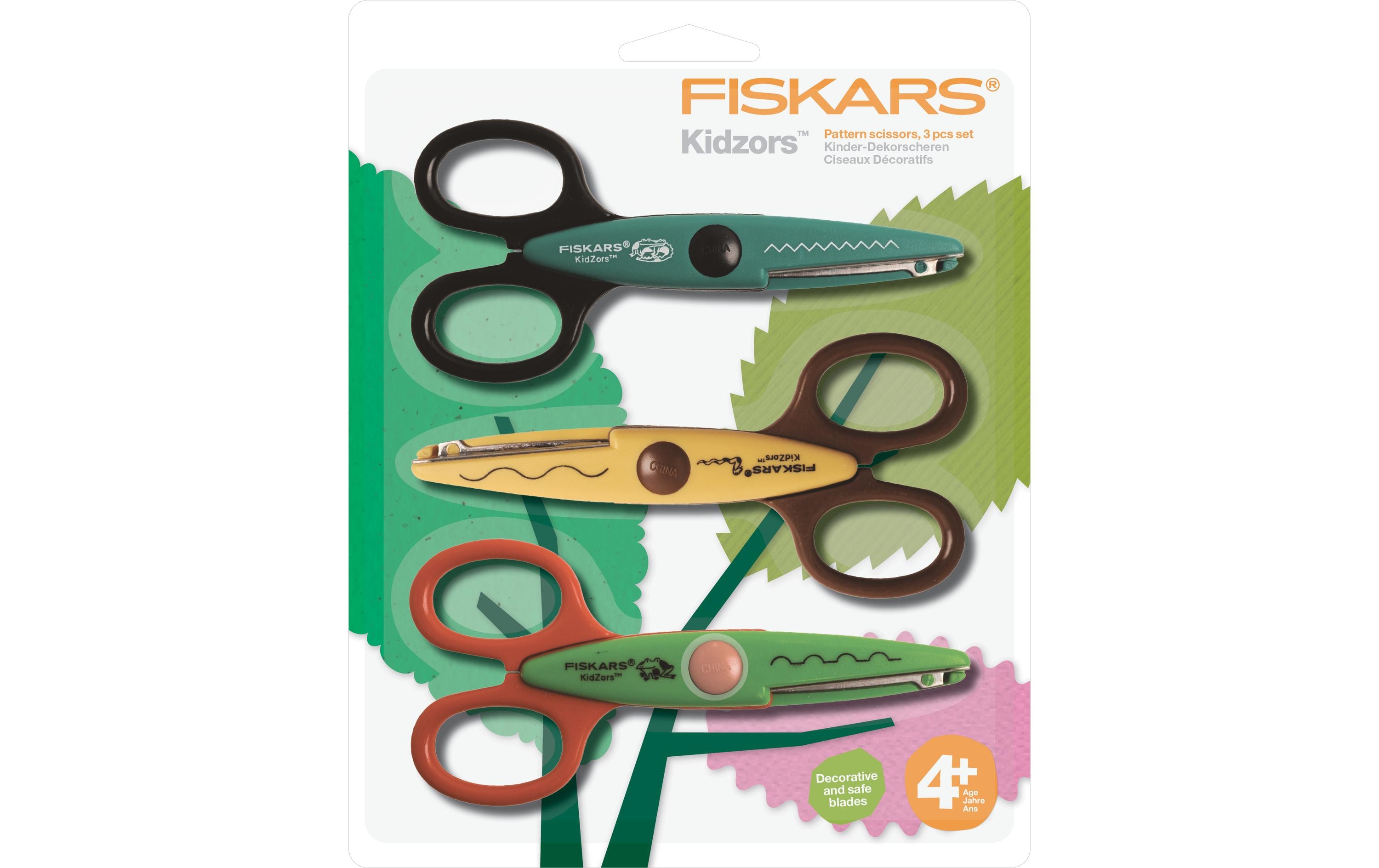 Fiskars Dekorscheren Sumpf 13 cm, Rostfreier Stahl, Universal