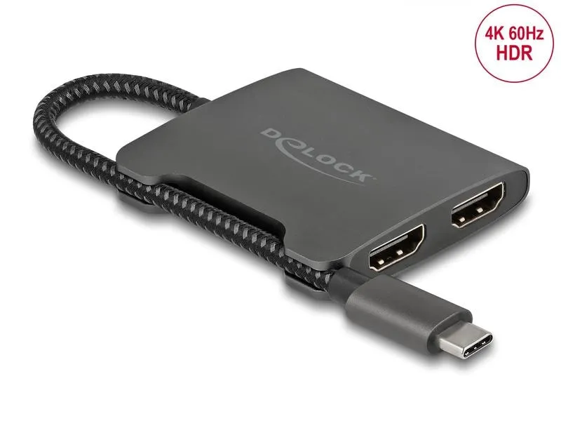 Delock Adapter 4K 60Hz, schwarz USB Type-C - HDMI Delock Adapter 4K 60Hz, schwarz USB Type-C - HDMI