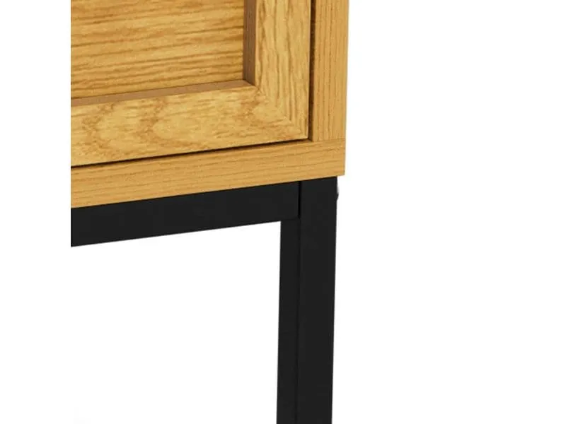 AC Design Nachttisch Palmdale Hellbraun, 45.6 x 40 x 61 cm