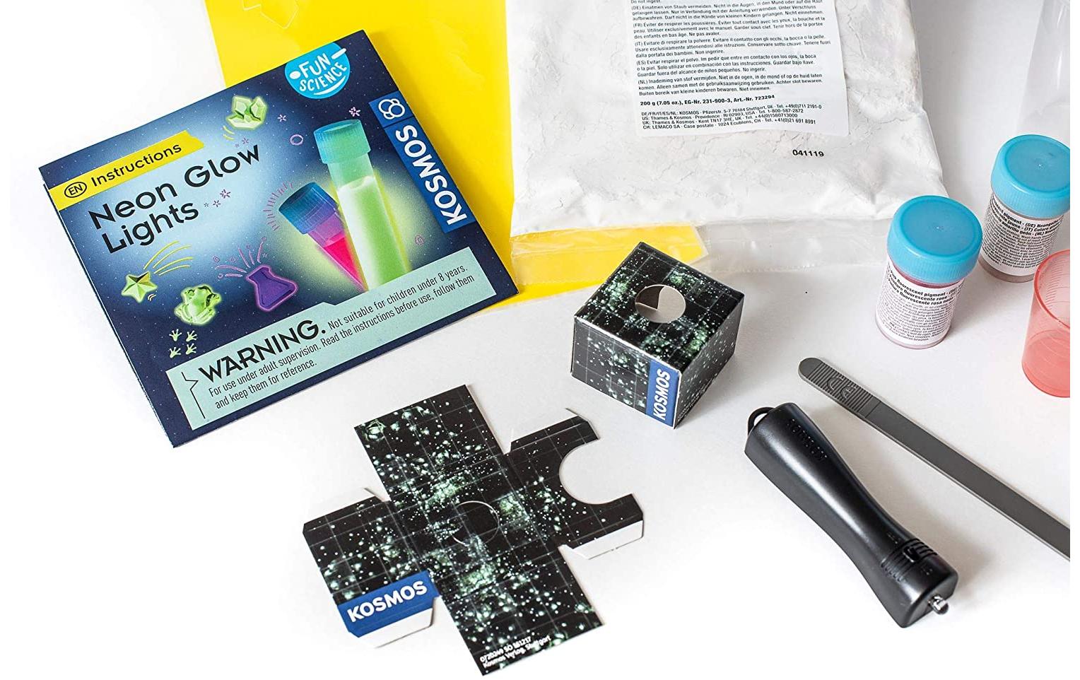Kosmos Experimentierkasten Neon Glow Lights