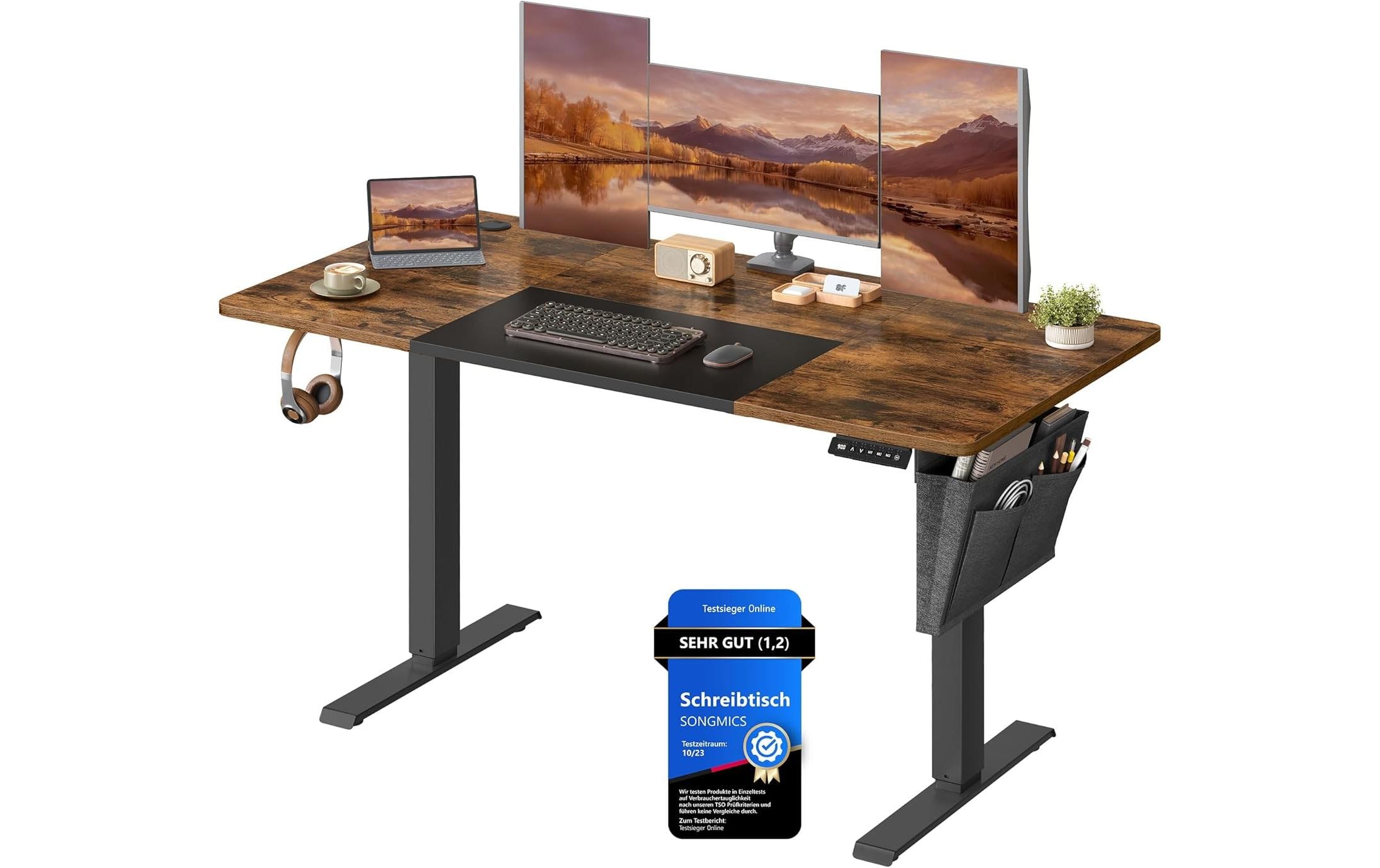 Songmics Bürotisch 140 x 60 cm