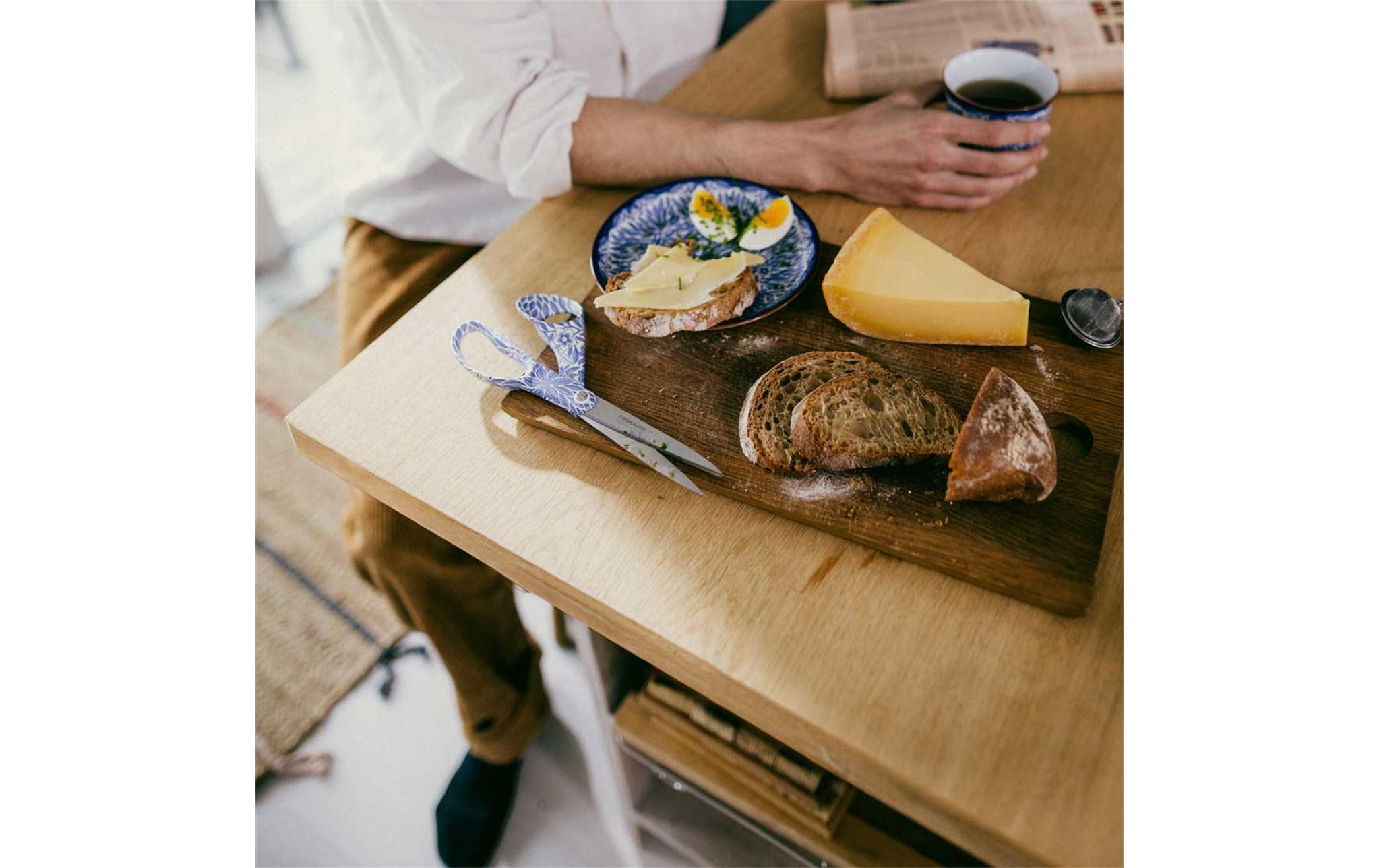 Fiskars Schere Rörstrand Hellblau, 21 cm