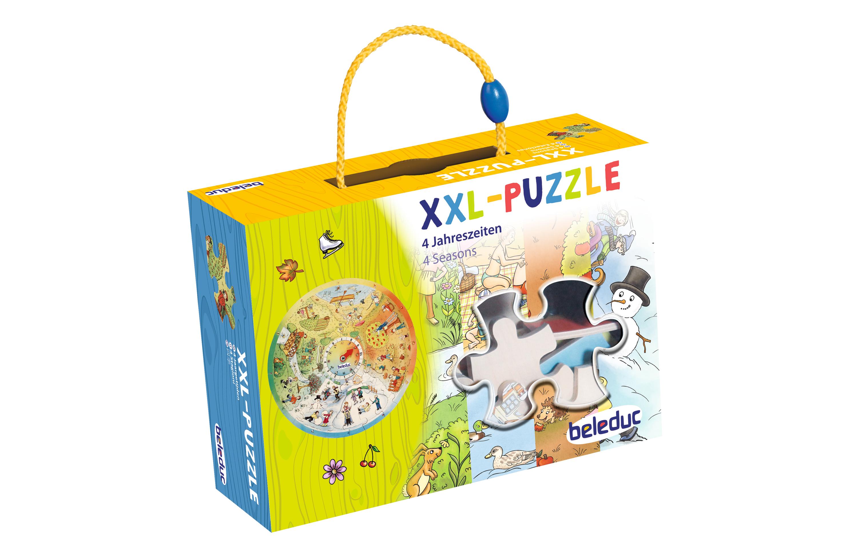 Beleduc Lernpuzzle 4 Jahreszeiten / Mein Tag 2er-Pack