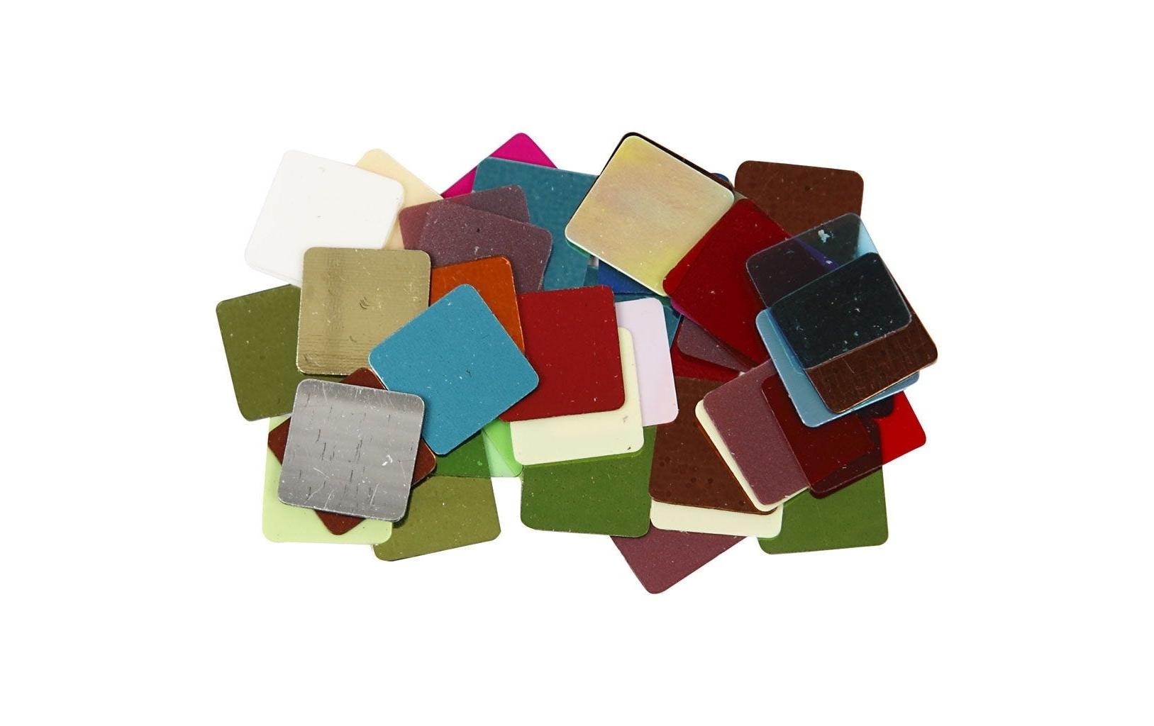 Creativ Company Mosaikplatten 10 x 10 mm 250 g, Sortierte Farben Creativ Company Mosaikplatten 10 x 10 mm 250 g, Sortierte Farben