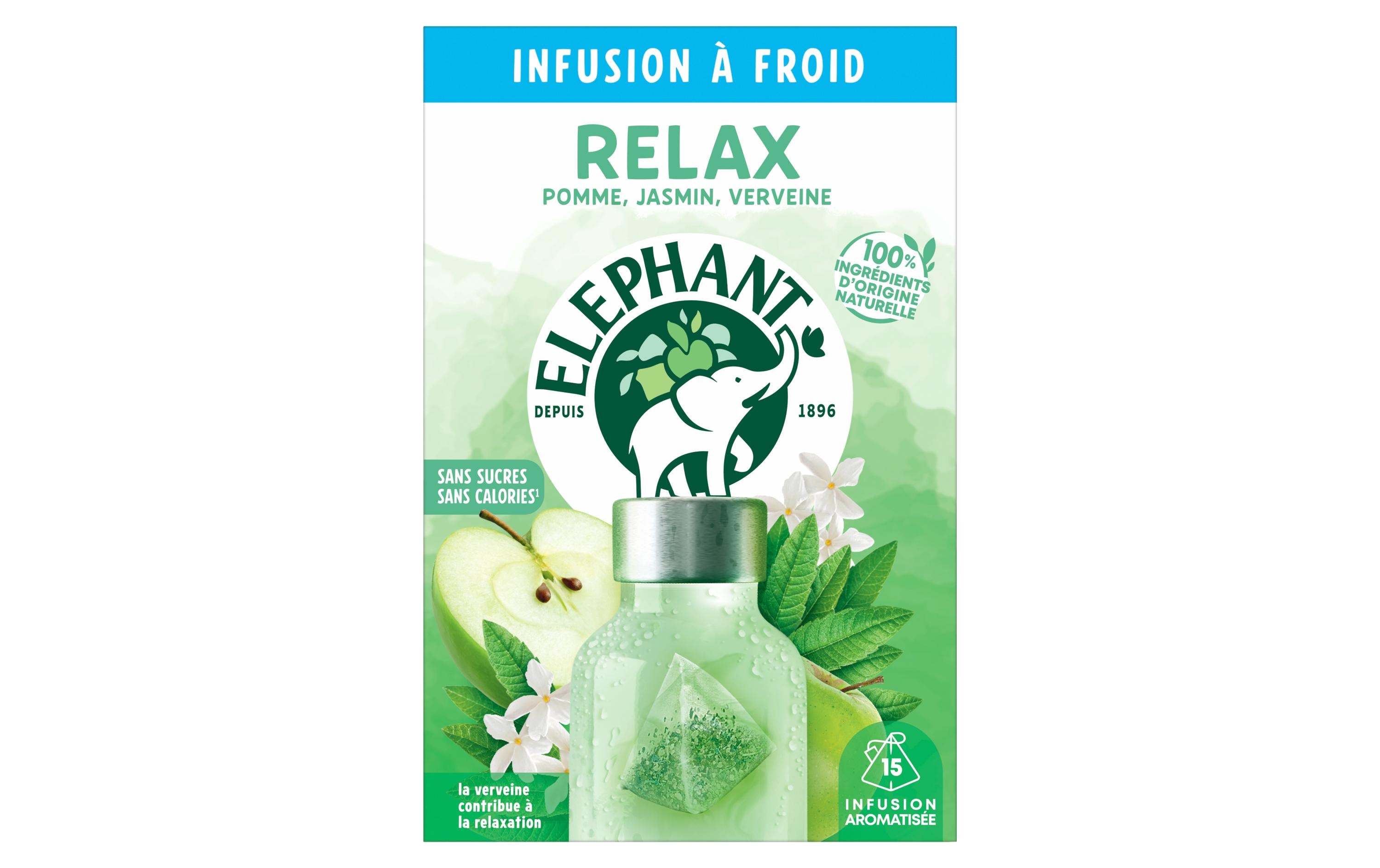 Eléphant Teebeutel Cold Infusion a Froid Relax 20 Stück