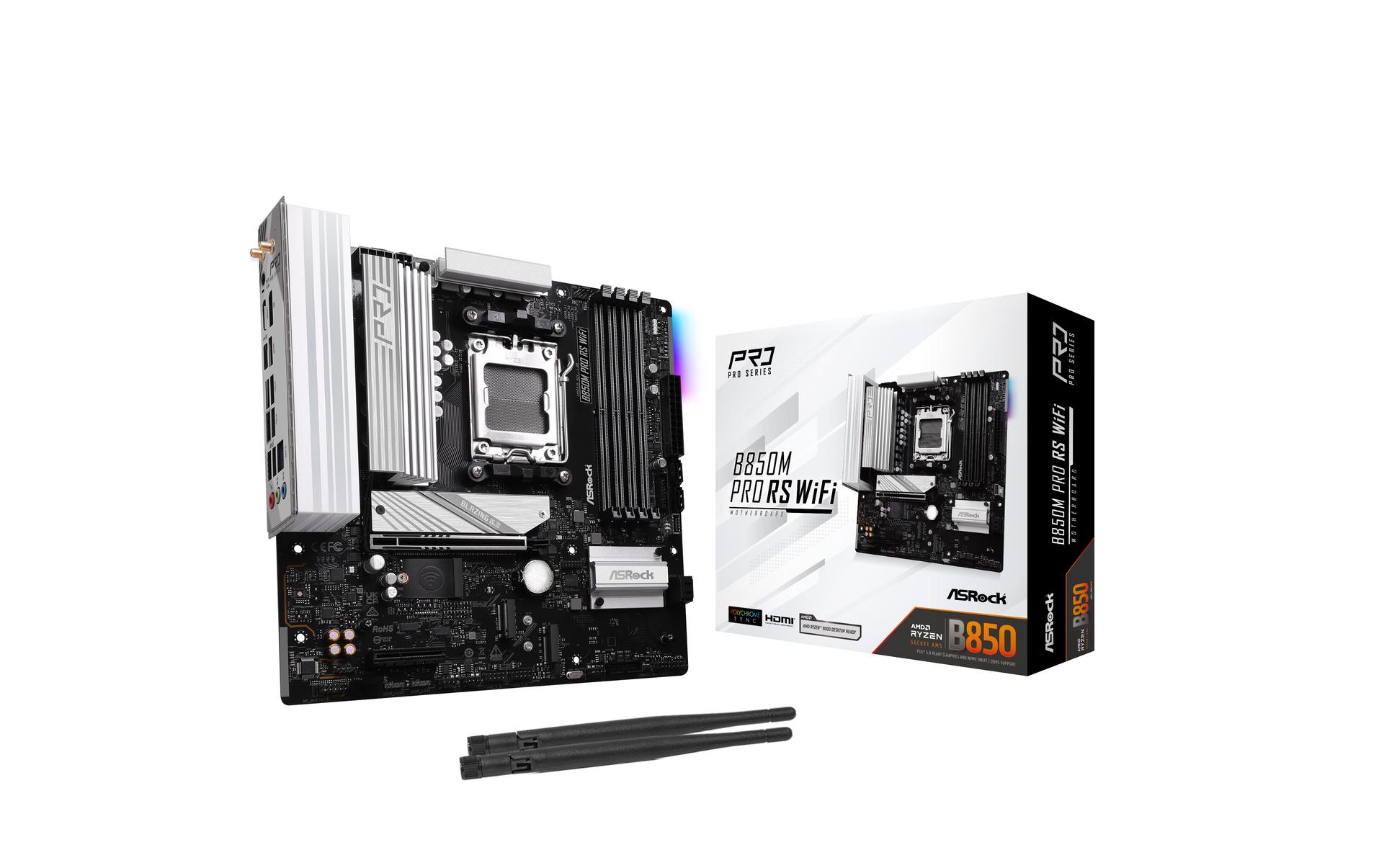 ASRock Mainboard B850M Pro RS WiFi ASRock Mainboard B850M Pro RS WiFi