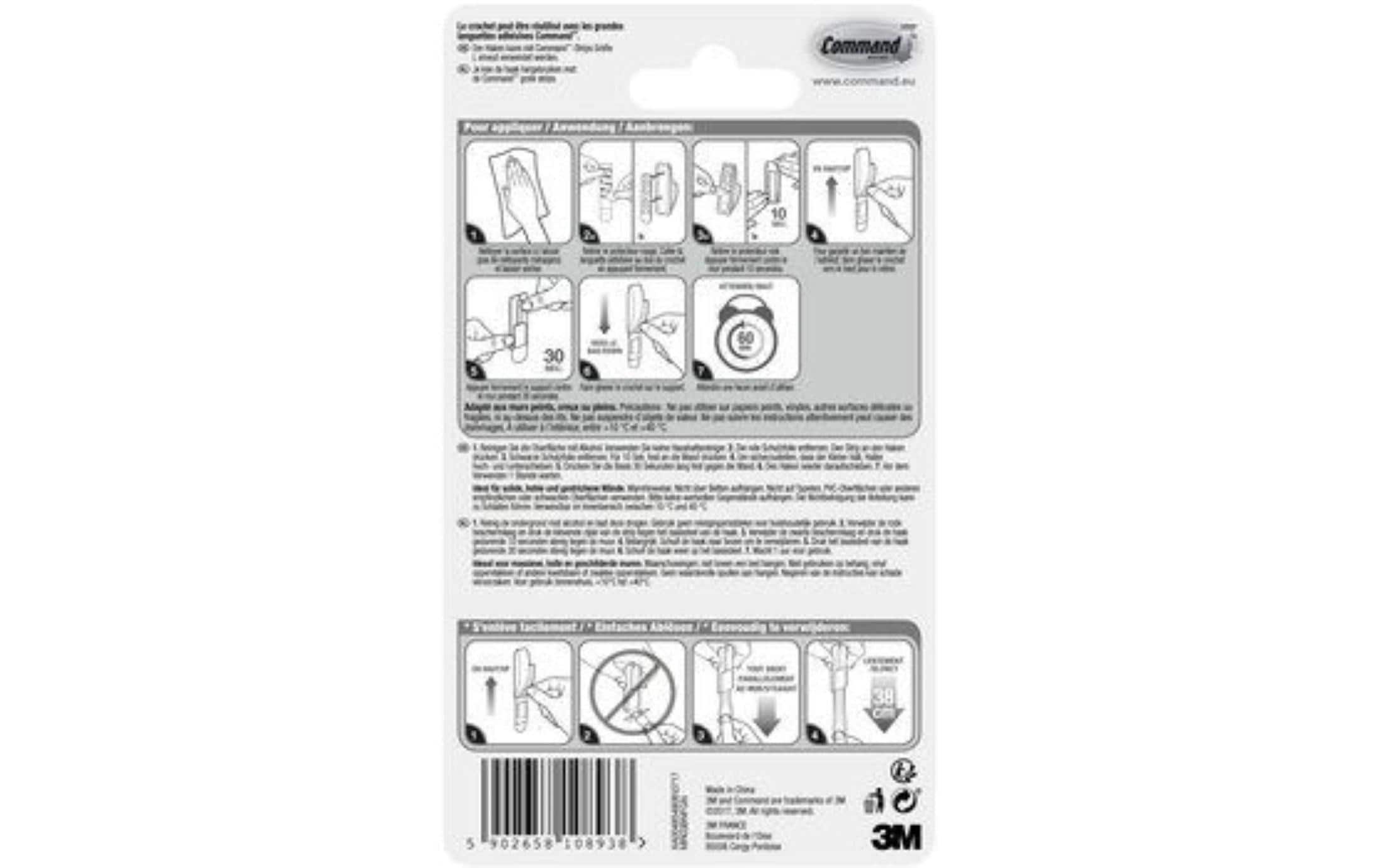 Command Haken Command L Silber, 2.2 kg