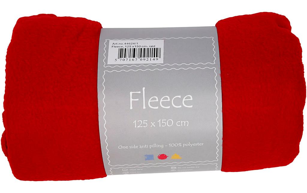 Creativ Company Fleece 150 cm x 125 cm, Rot Creativ Company Fleece 150 cm x 125 cm, Rot