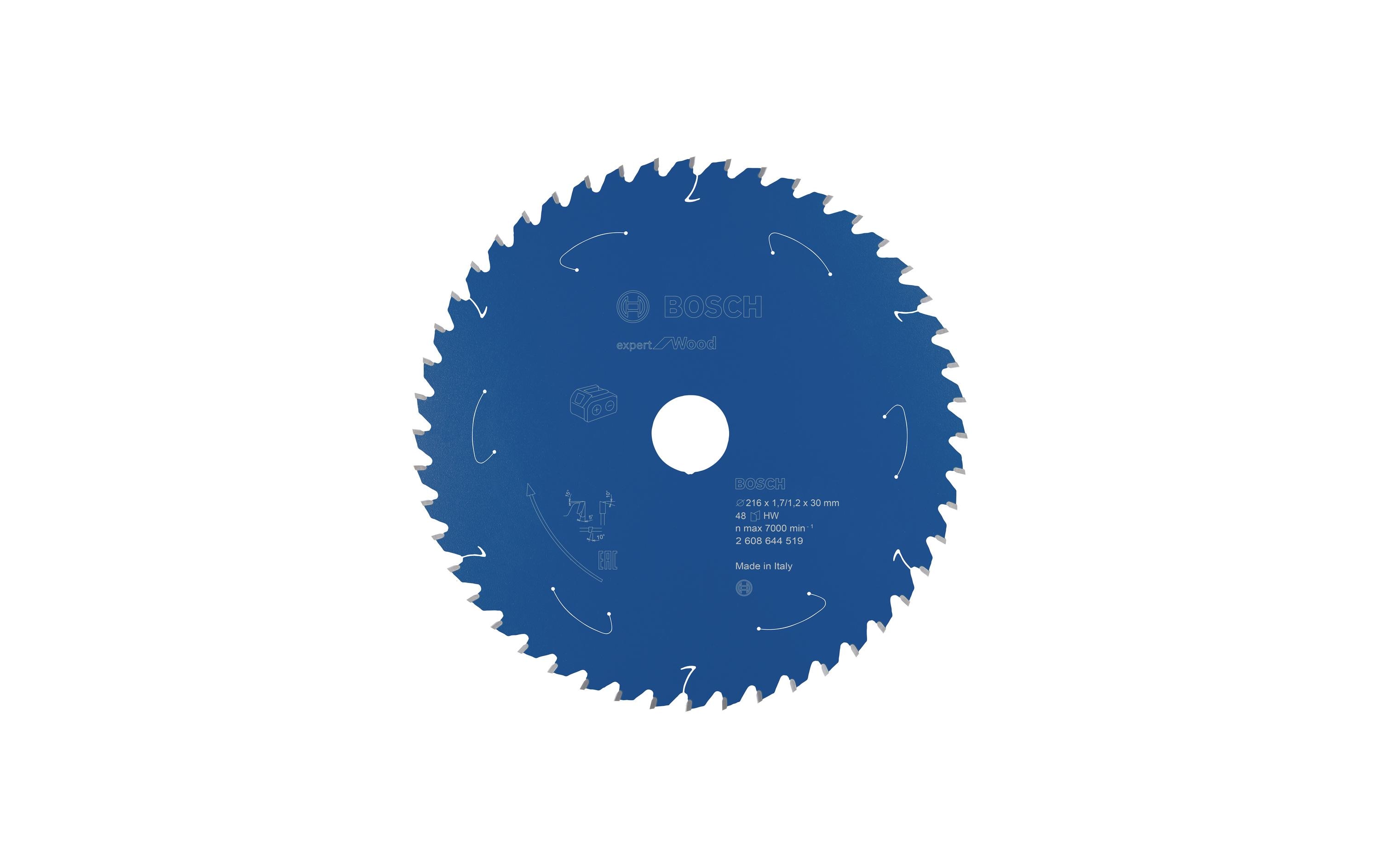 Bosch Professional Kreissägeblatt Expert for Wood 216 x 1.7 x 30 mm, 48 Z Bosch Professional Kreissägeblatt Expert for Wood 216 x 1.7 x 30 mm, 48 Z