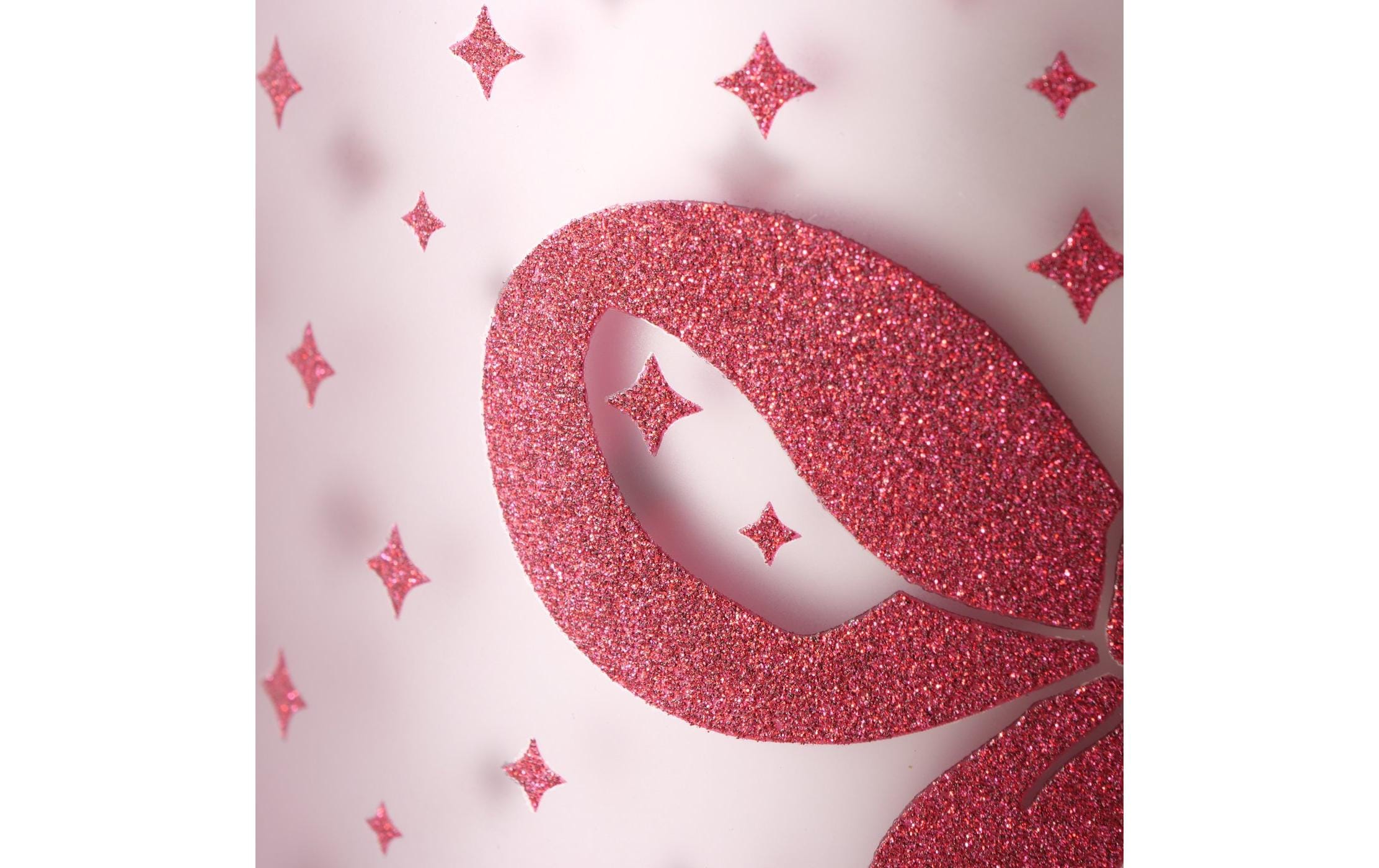 Boltze Weihnachtswindlicht Boucle Glas, 15 x 15 cm