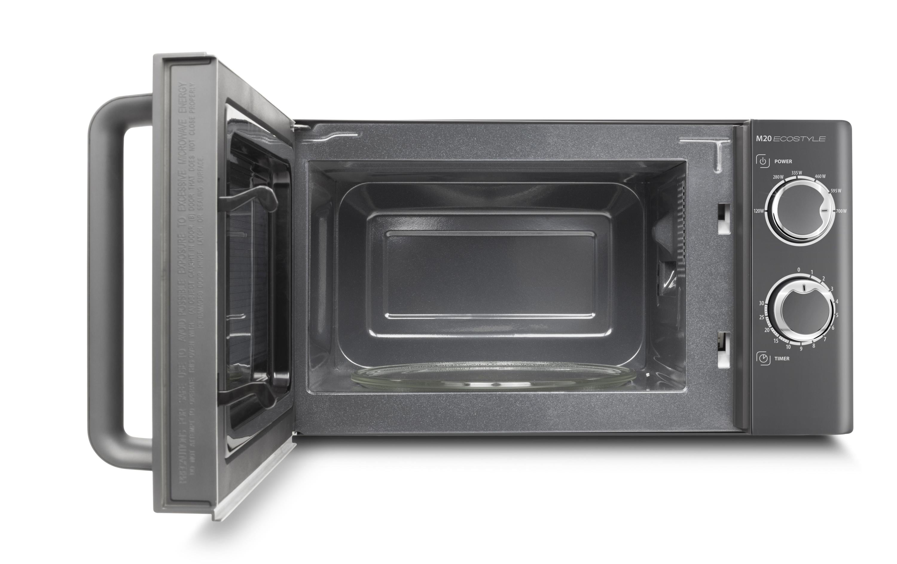 Caso Mikrowelle M20 Ecostyle Grau/Schwarz