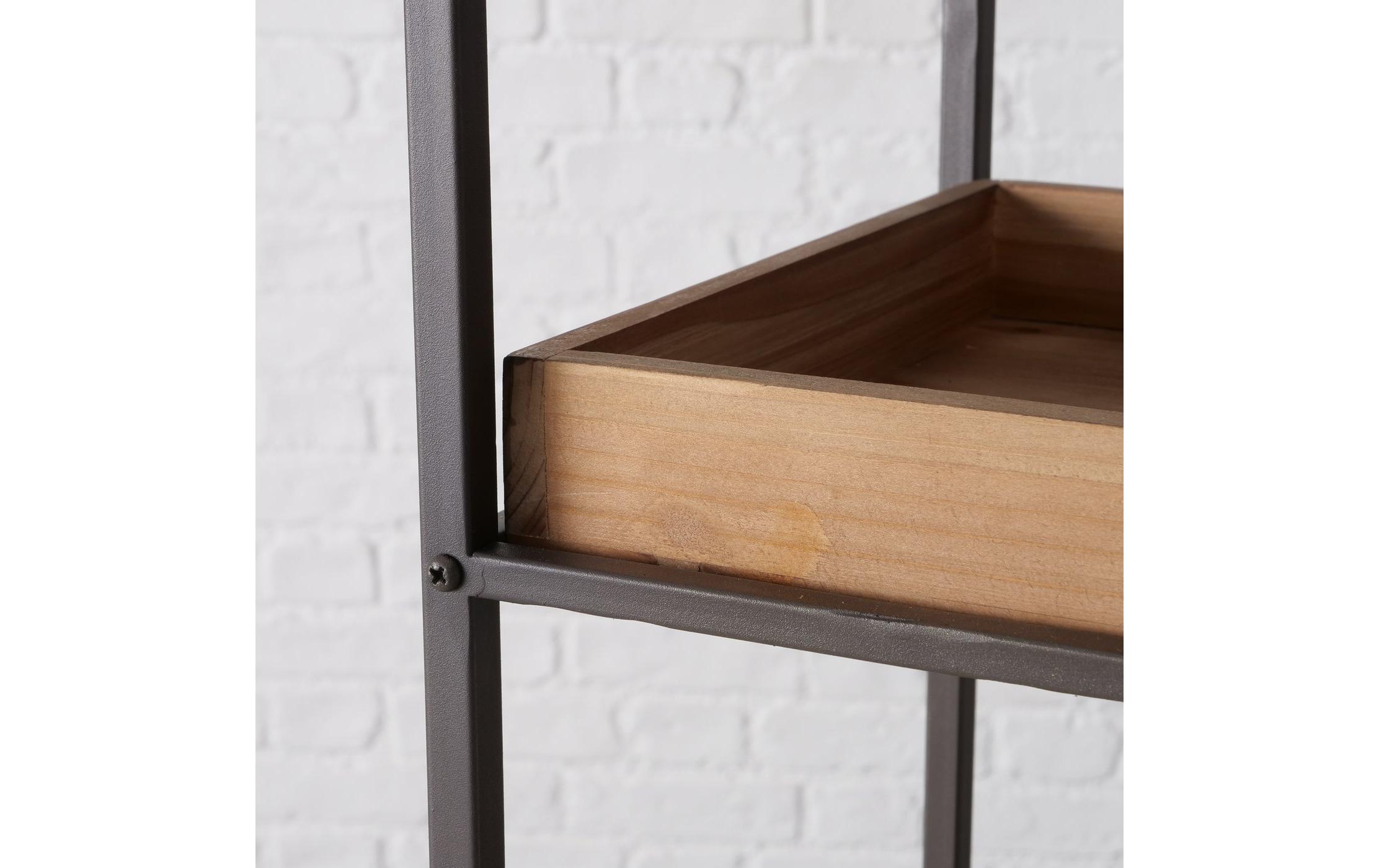 Boltze Bartrolley Minola 78 x 30 x 50 cm, Nature/Schwarz