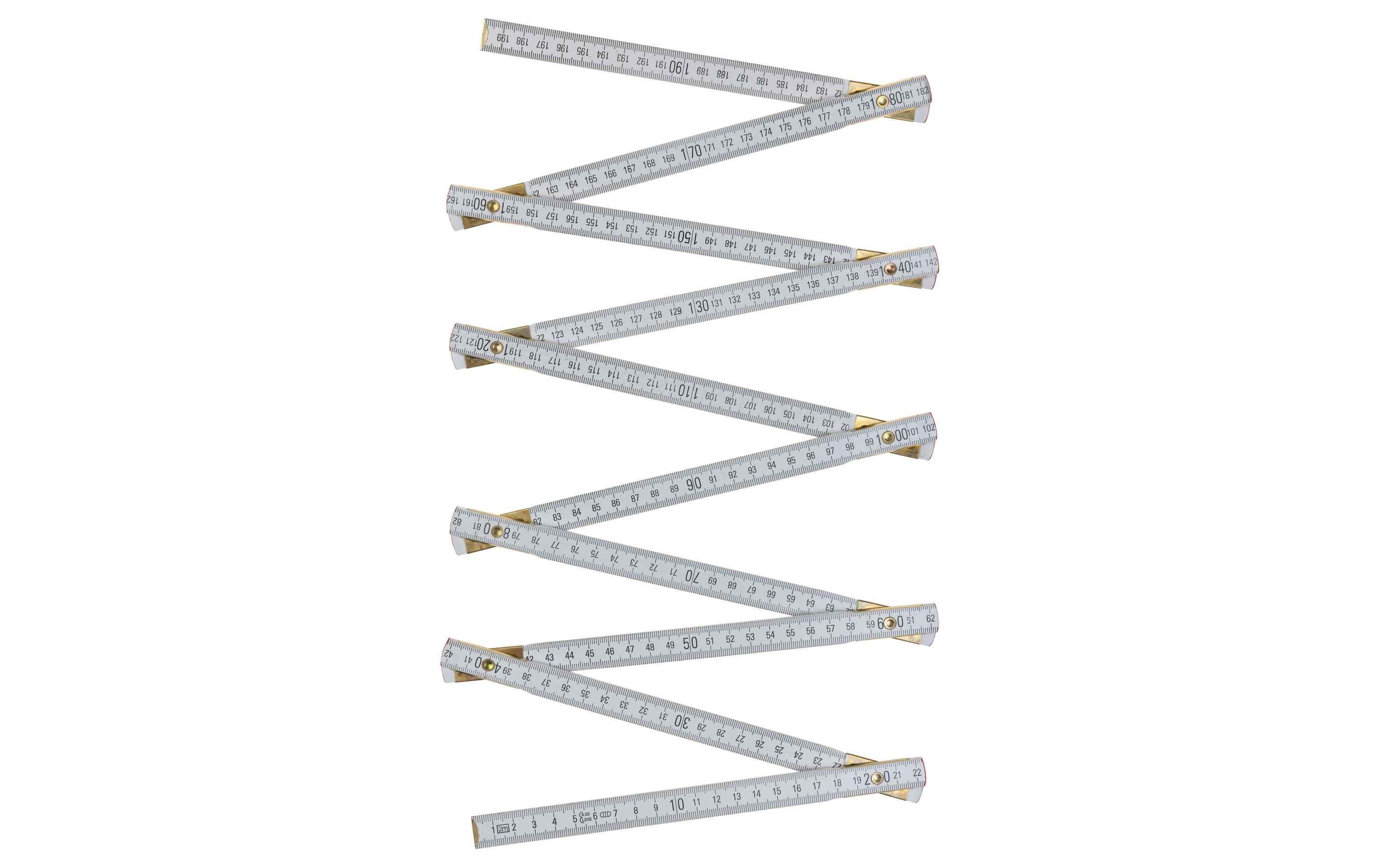 STRUCT Doppelmeter 2 m, Weiss