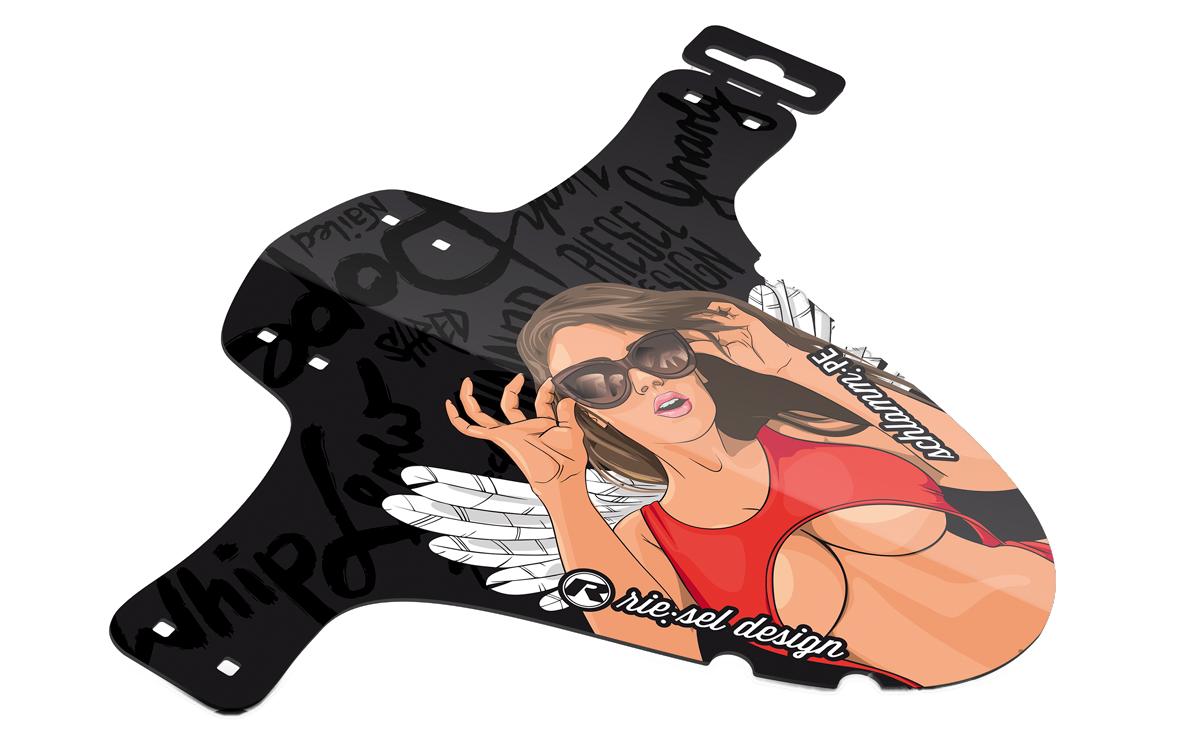 Riesel Design Spritzschutz mit Verpackung/Kabelbinder Riesel Design Spritzschutz mit Verpackung/Kabelbinder