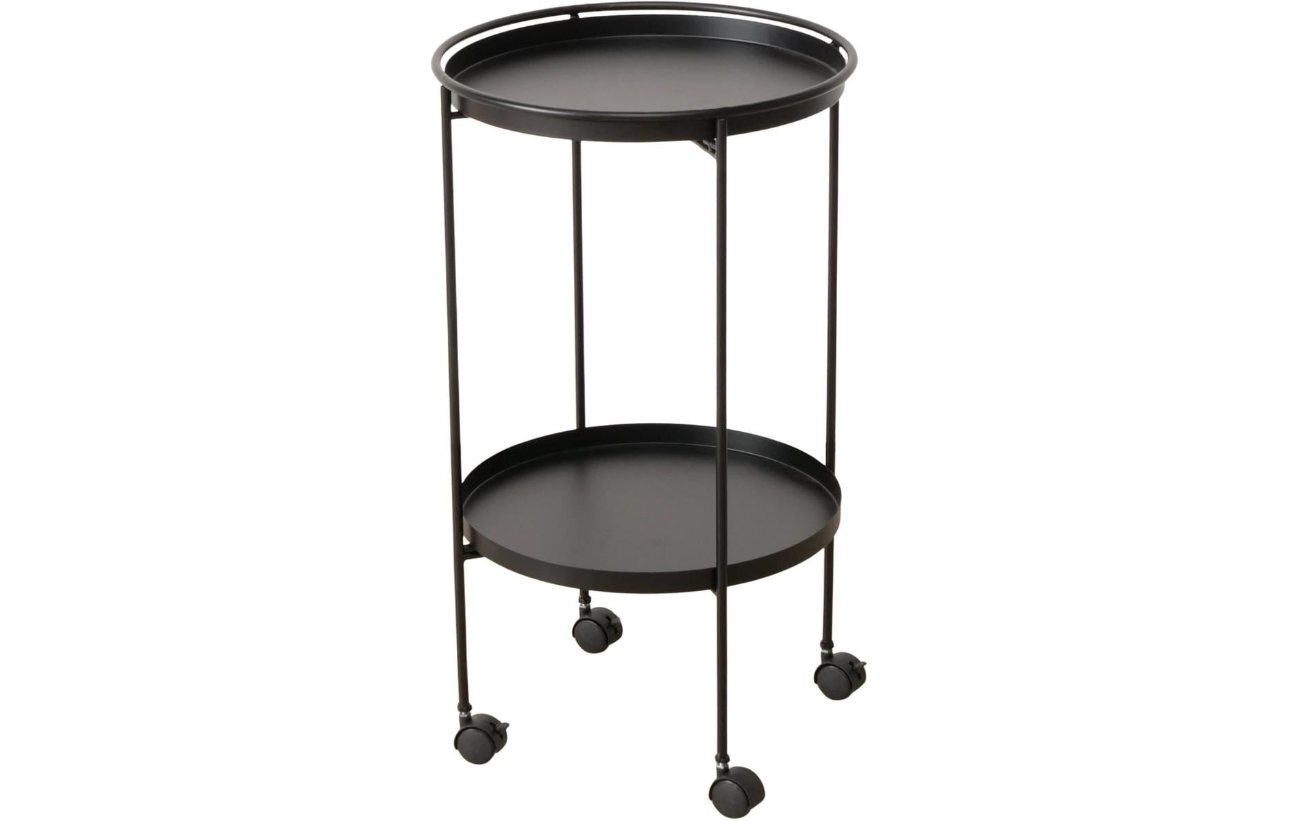 Boltze Beistelltisch Alfonso 40 x 71 cm, Schwarz