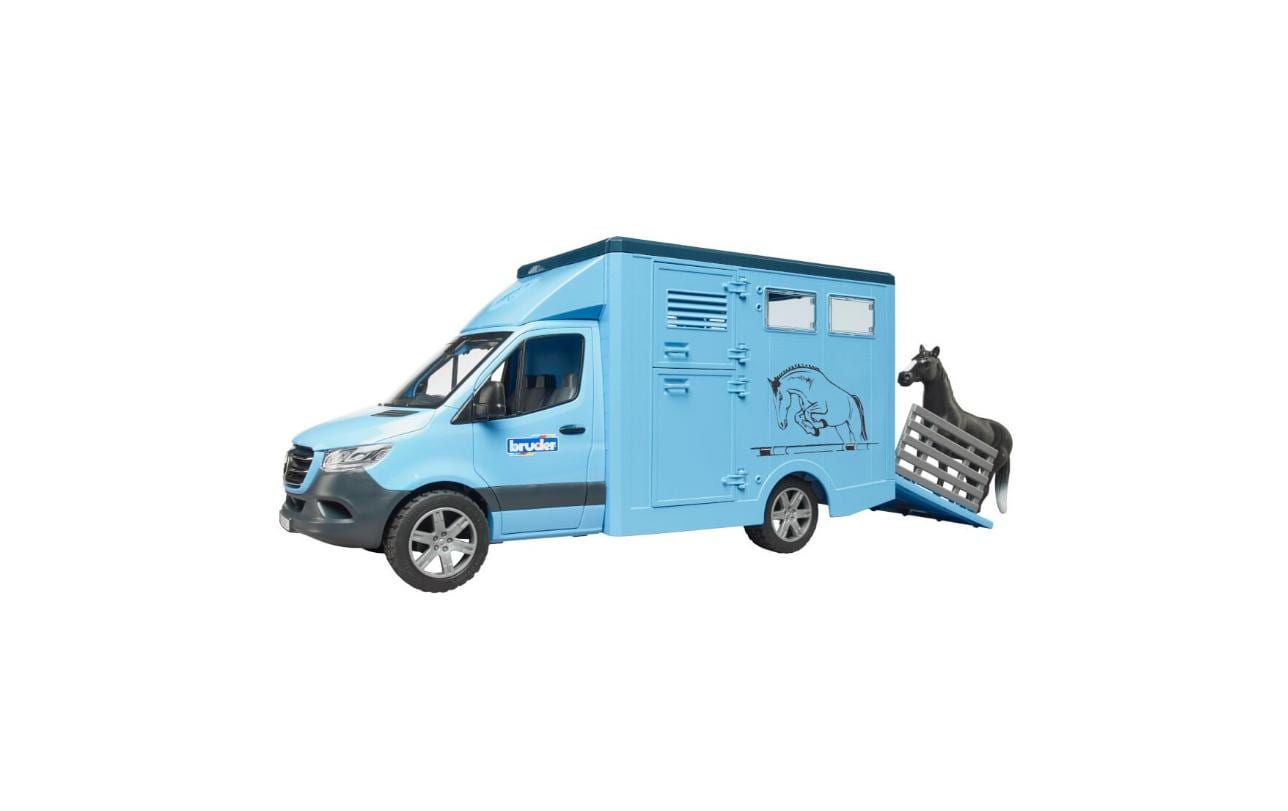 Bruder Spielwaren MB Sprinter Tiertransporter mit 1 Pferd